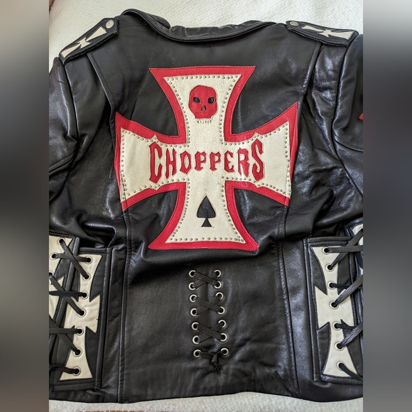 Custom Tribe America Leather Jacket - Picture 1 of 16